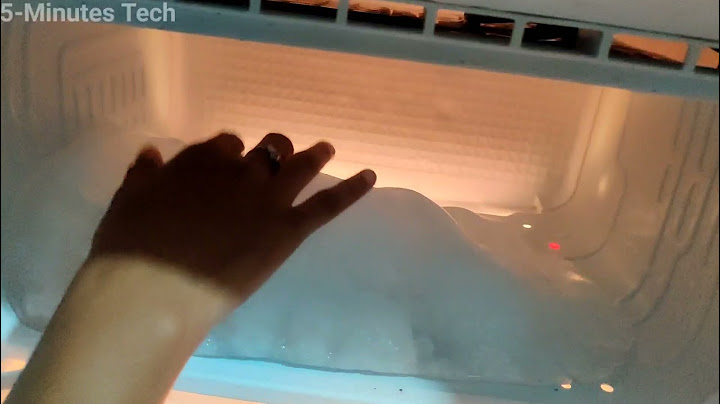 How to remove the ice bucket from a samsung refrigerator