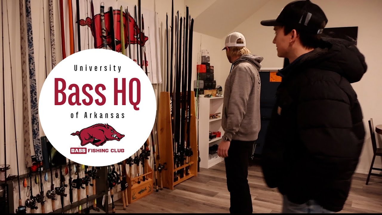 Inside the University of Arkansas Bass Fishing Team HQ