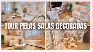 TOUR PELAS 3 SALAS DECORADAS - FICOU TÃO LINDO , TUDO A NOSSA VIBE