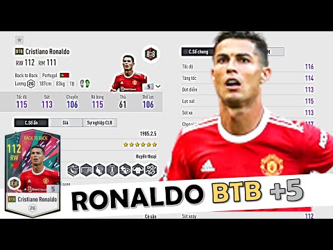 CRISTIANO RONALDO BTB +5 " QUÁ ĐÃ " Trong Lần Đầu Tiên I Love Trải Nghiệm: THIẾU MỖI CHÂN 5 5