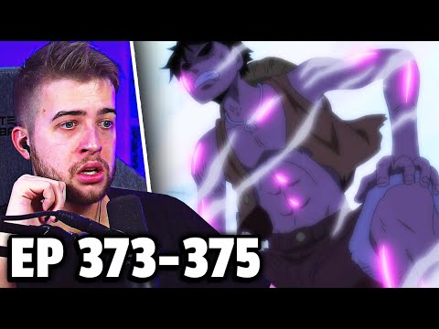 LUFFY VS MORIA FINALE & KUMA IS HERE!! One Piece Episode 373, 374, 375 REACTION + REVIEW