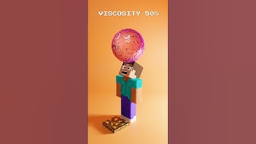 Minecraft Steve vs Satisfying Fluid Simulation  #minecraft #steve  #animation