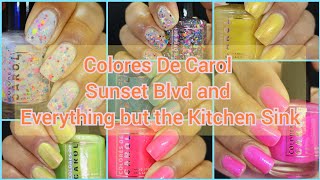 Colores de Carol Sunset Blvd and Everything but the Kitchen Sink Duo {PR}