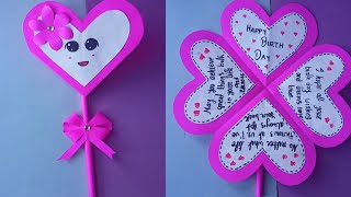 DIY Beautiful heart shape greetings card 🥰😍