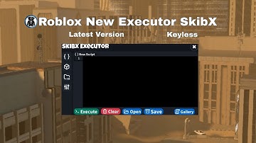 Roblox New Executor SkibX