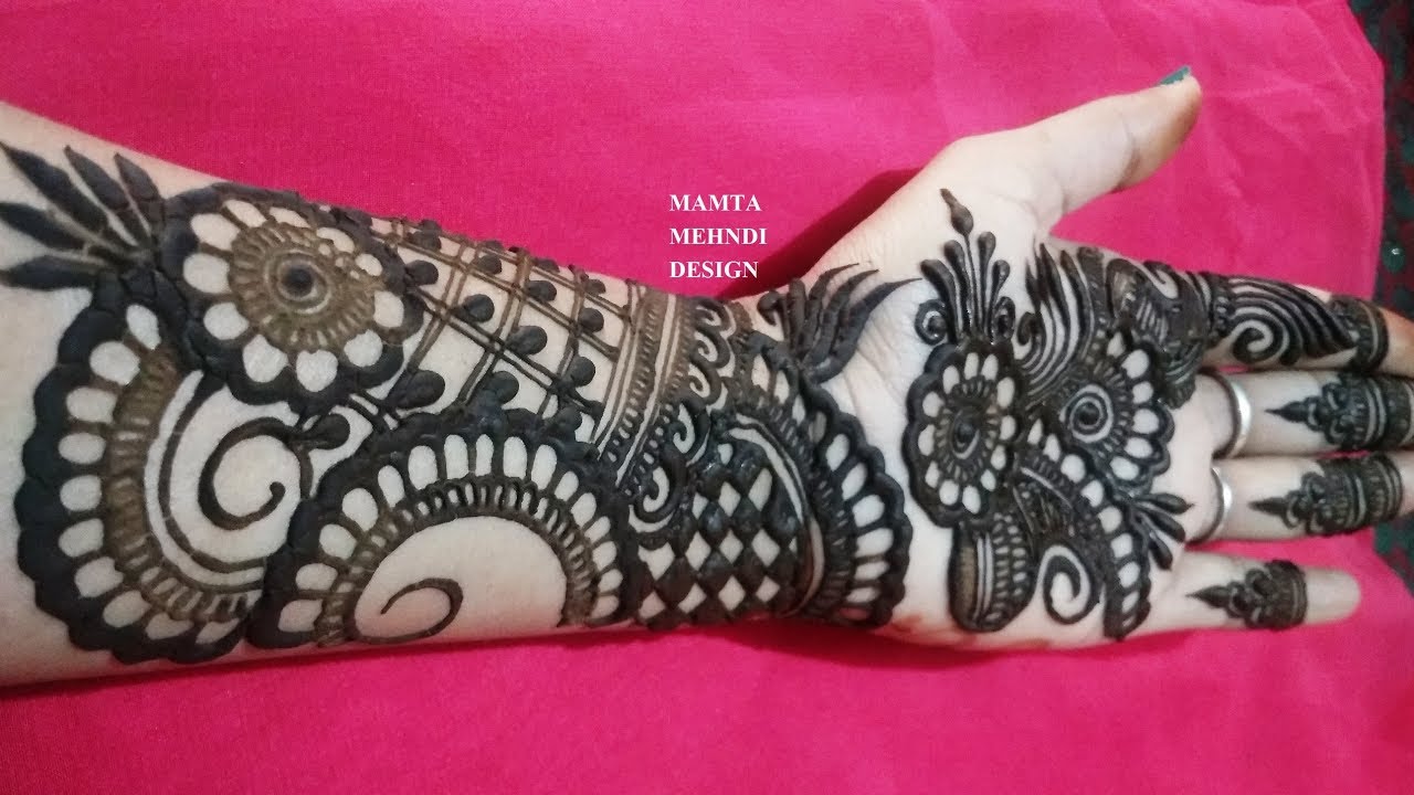 EASY, SIMPLE & BEAUTIFUL MEHNDI DESIGN FOR FRONT HAND | MAMTA MEHNDI ...