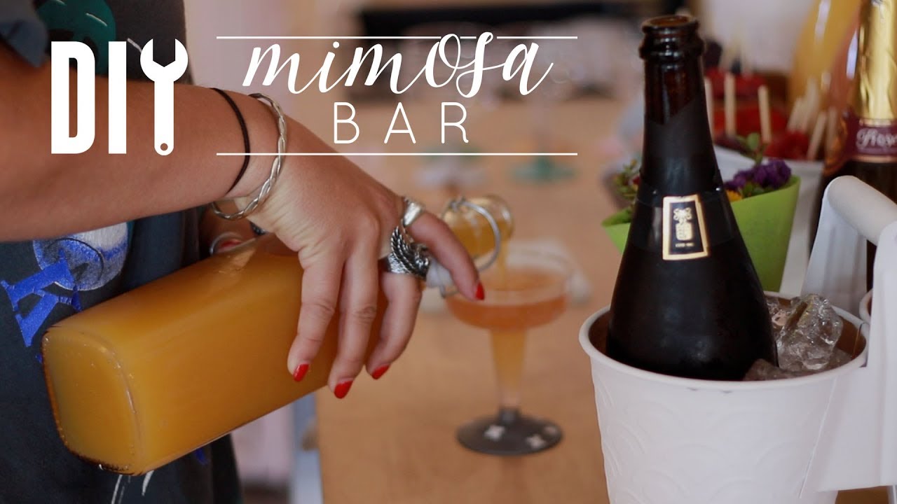 How to Make a DIY Mimosa Bar