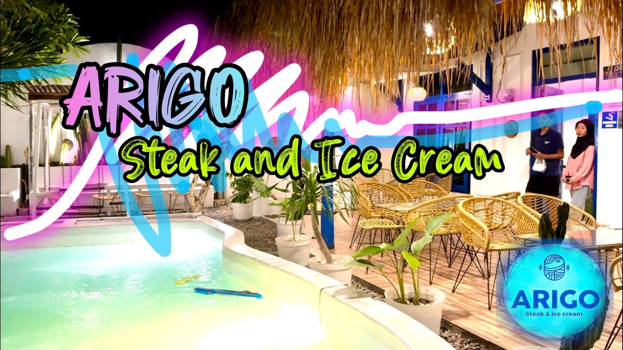 ARIGO Steak and Ice Cream Terbaru Cafe Bali Tropis Bendogerit Sananwetan Blitar