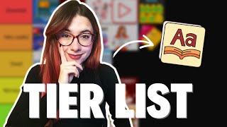 Tier List: Best Language Learning Techniques (more than 20) 👩‍💻🔥
