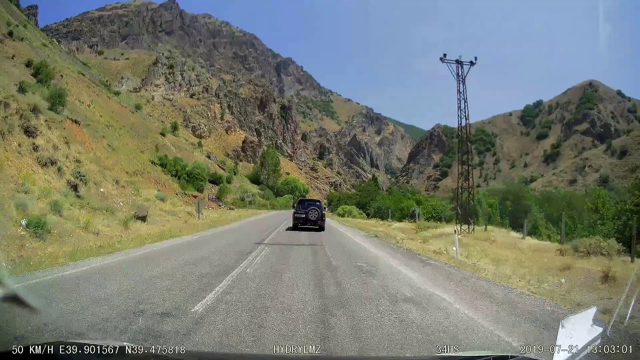 Enfes manzarasıyla Tunceli Pülümür yolu full bölüm 3