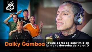 Daiky Gamboa reveló cómo se convirtió en la mano derecha de Karol G; hasta le hizo horrible tatuaje