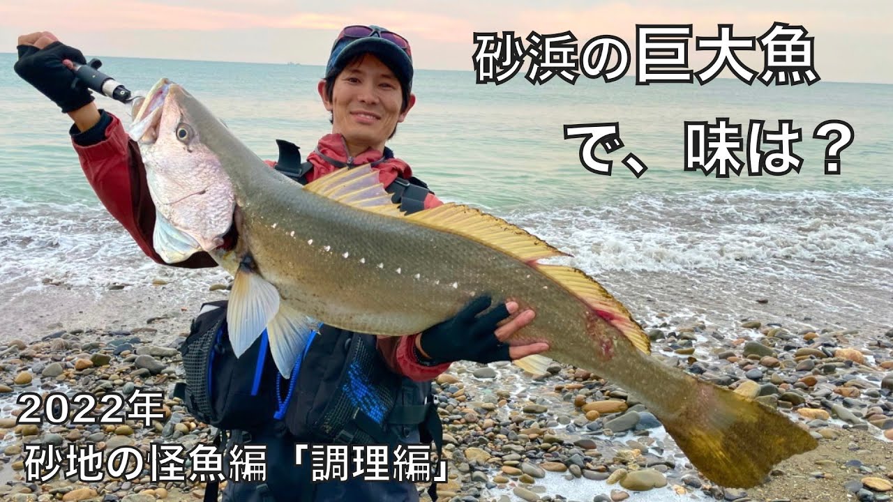 I'll cook and eat a big fish I caught from the beach (cooking part