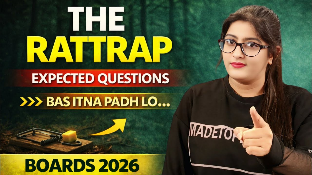 The rattrap class 12 Most Important Questions/CBSE Class 12th English Board Exam 