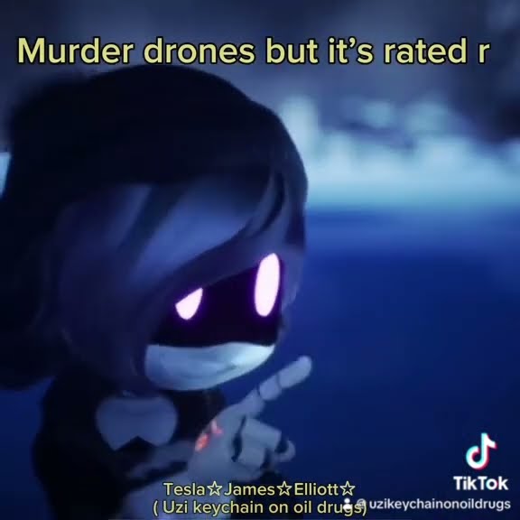 Murder drones but it’s rated r(murder drones meme) #murderdrones # ...
