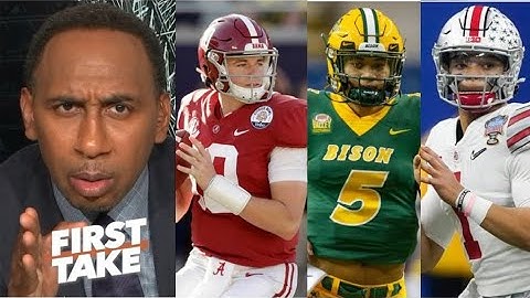 First Take | Stephen A. react to Bigger QB Draft news: Trey Lance, Justin Fields & Mac Jones