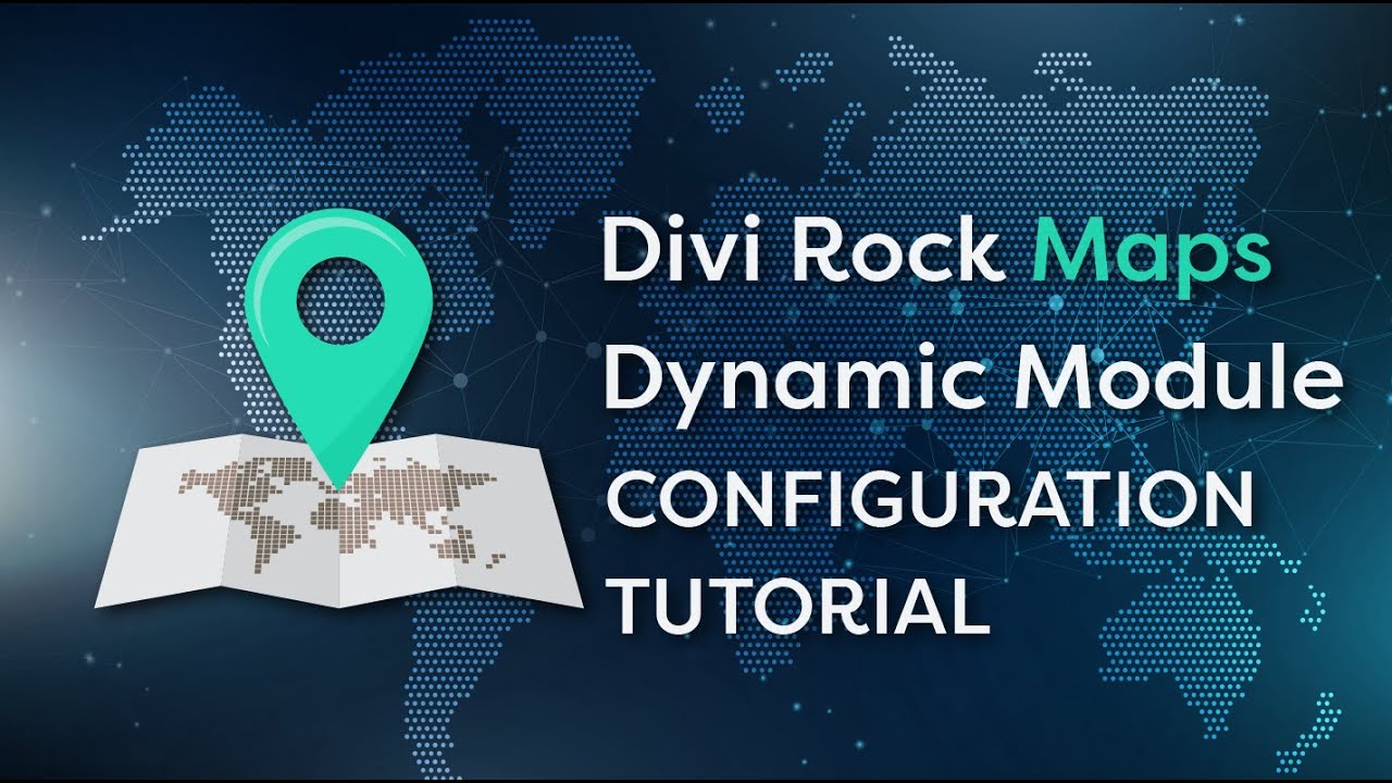 Divi Rock Maps Configuration Tutorial - YouTube