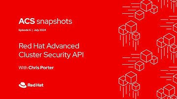Explore the Red Hat Advanced Cluster Security RESTful API