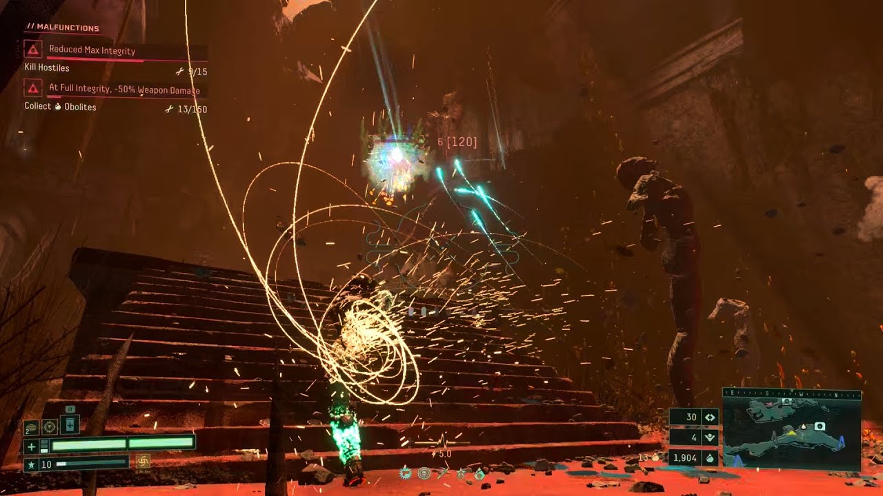 RETURNAL | R_A.0709 Crimson Wastes [Spitmaw Blaster] (HDR) NO DAMAGE