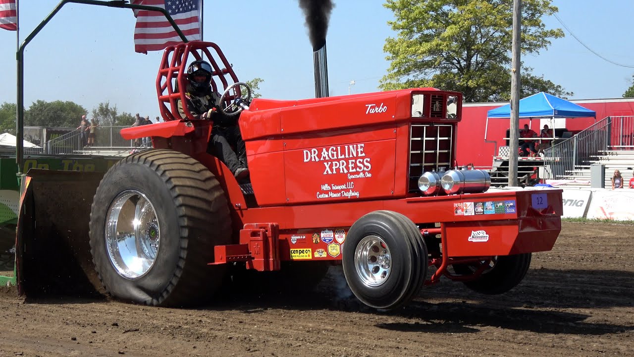 2023 Hot Farm Tractor Pulling! DCTPA Greenville, OH. Darke County Fair