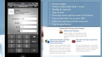 GOIS Pro How to punch sales order using barcodes