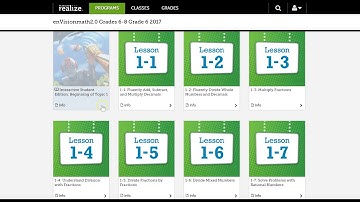 How to Access enVision Math Online Assignments @ CAMS