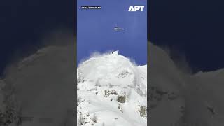 French Alps Red Alert: Helicopter Causes Massive Avalanche | APT