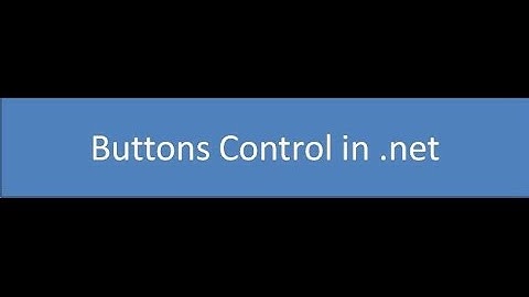 Button Control in .Net in Hindi in c#