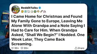 I Came Home for Christmas and Found My Family Gone to Europe, Leaving Me Alone...