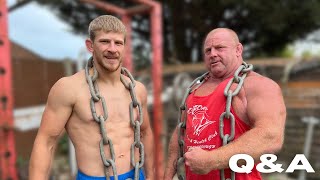 ANSWERING YOUR QUESTIONS | Q&A with my Strongman Dad