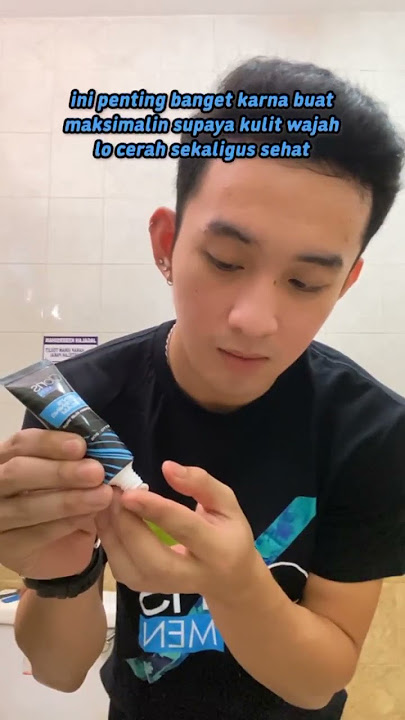 cara memutihkan wajah pria secara alami dan permanen dengan clorismen brightening series