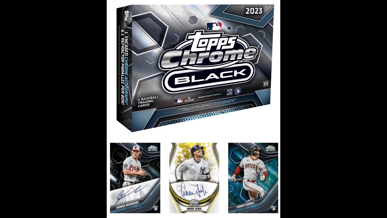 BGB1326 MLB メジャーリーグ カード 2023 TOPPS CHROME BLACK BASEBALL GROUP BREAKS  BROG水道橋店 トレカ開封動画 スポーツカード