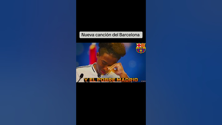 Nueva canción del Barcelona