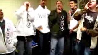 Greekster.tv - Lambda Theta Phi Brothers chant