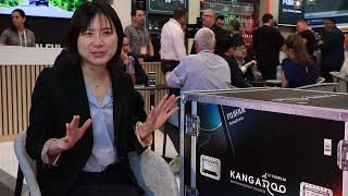 Nami Matsumoto presenting FUJIFILM Kangaroo at IBC 2023