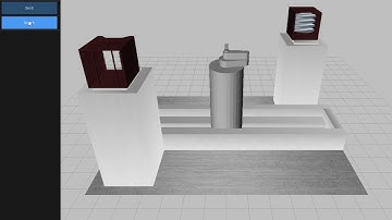 [OpenGL graphic simulation] 반도체 Wafer robot simulation #1