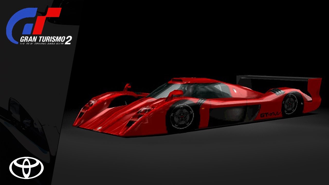 Gran Turismo 2 - Toyota GT-One Road Version - Red Rock Valley - YouTube