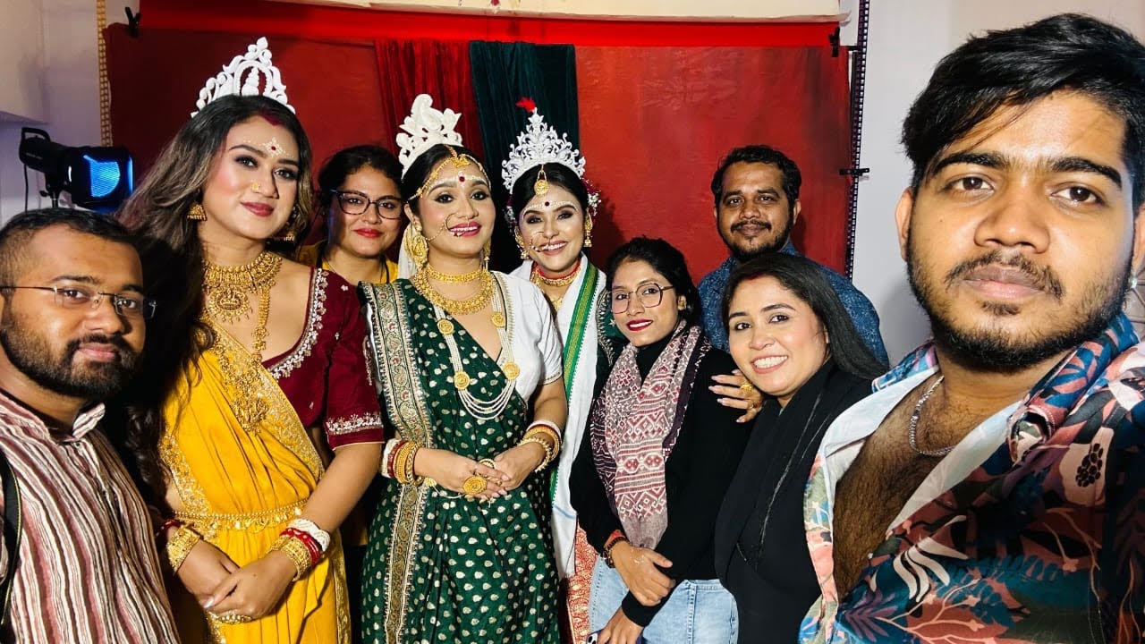 Shoot e giye kake sajalam aaj ️🧿 - YouTube