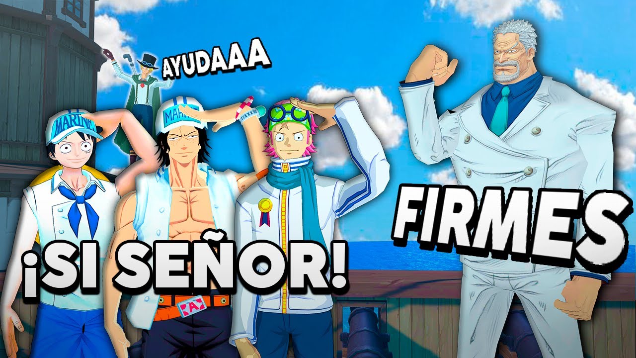 LUFFY, ACE Y SABO SE UNEN A LA MARINA | ONE PIECE VR