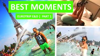 BEST MOMENTS | EuroTrip Erik & Domisha | PART 1