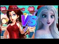 Princessa Frozen Elsa vs Pauline My Talking Angela 2