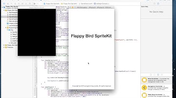 iOS SpriteKit Swift: Flappy Bird Part 3 in Xcode