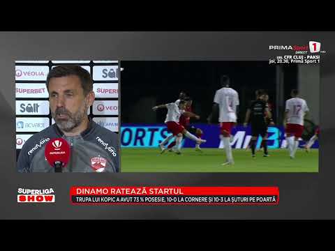 Kopic, negru de supărare pe dinamoviști. ”N-a fost deloc în regulă”