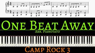 One Beat Away (From Camp Rock 3) | Piano cover by Pianotato