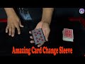 Amazing card change sleeve