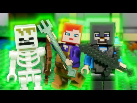 Lego Minecraft Netherite Steve Minecraft Compilation Youtube