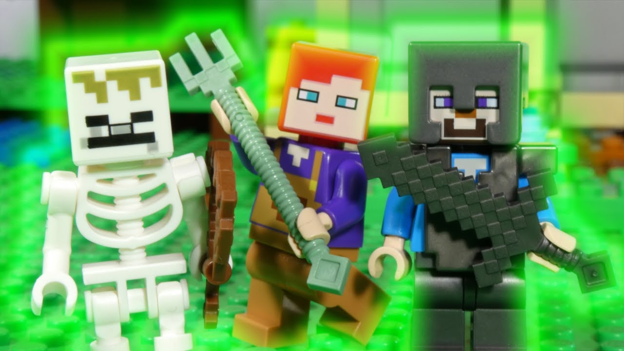 Lego Minecraft Netherite Steve Minecraft Compilation Youtube