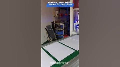 Automatic Screen Printing Machine for Paper Sheet, Fully Automatic Screen Printer for Sheet