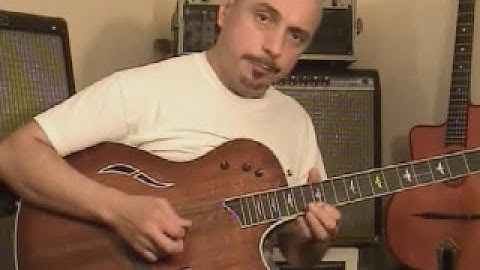 Guitar Polytonal Melodic Minor Sweep Lick Lesson Ex 6