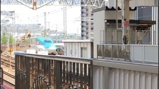 E5系U43編成仙台駅入線【東京五輪ラッピング】