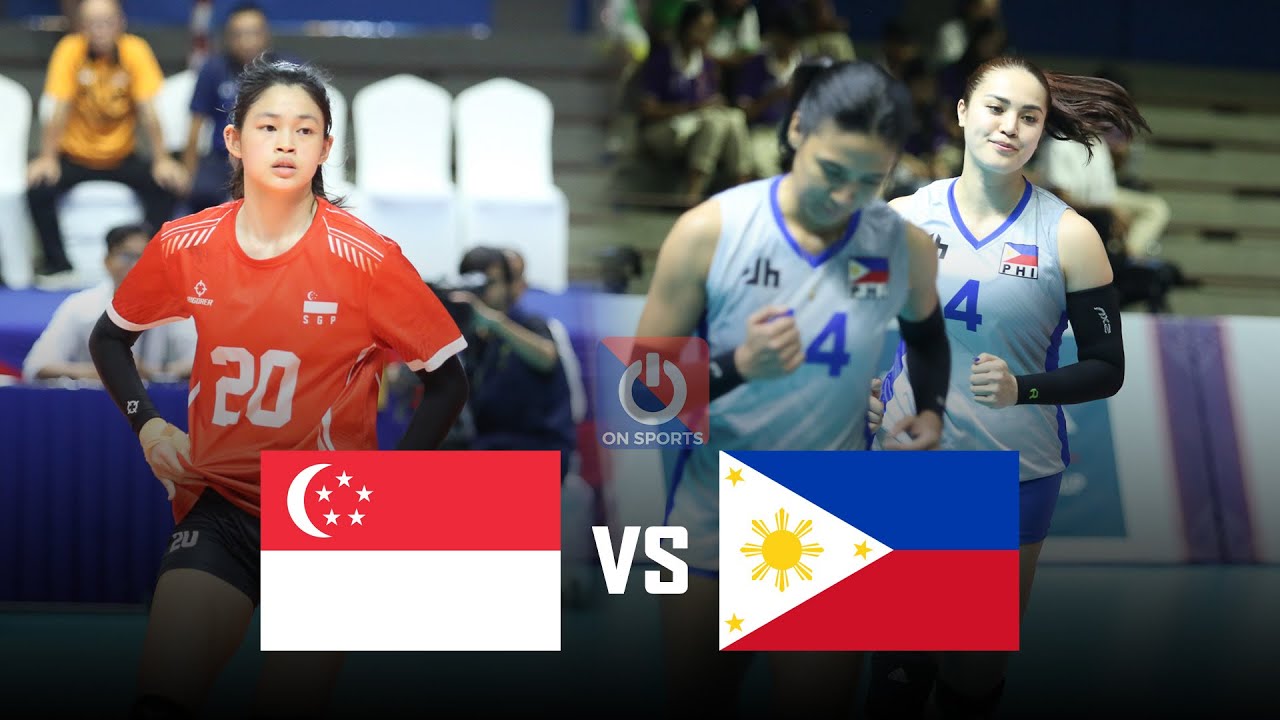 🔴Full HD | SINGAPORE vs PHILIPPINES | Women's Volleyball SEA Games 32
